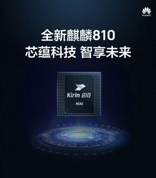 华为麒麟810处理器纵向对比竟能与麒麟970麒麟980一争高低