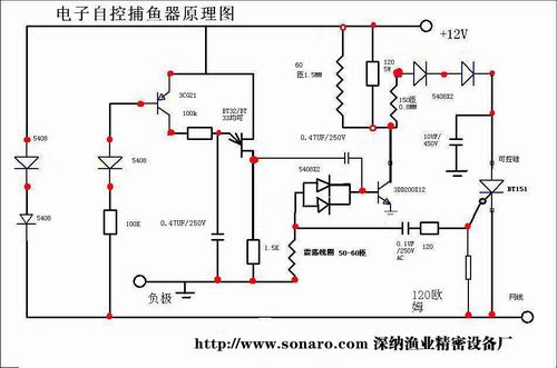 电鱼机制作线路图