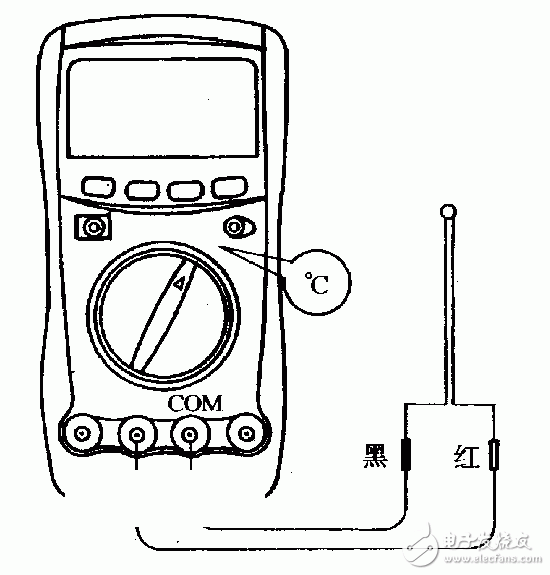 数字万用表测量温度的方法