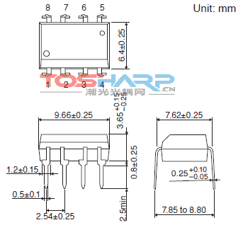 东芝最新推出低电流驱动5 Mbps逻辑IC耦合器: TLP2955, TLP2958