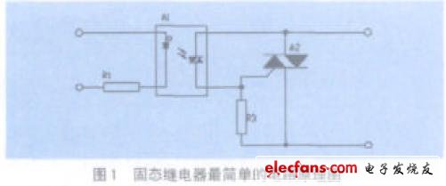 固态继电器最简单的电路原理图