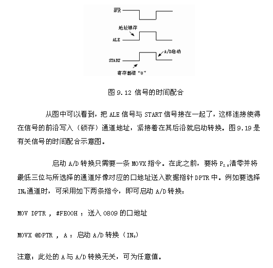 adc0809引脚图及功能,adc0809与单片机连接电路