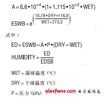 具仪表级准确度的系统监视器用于测量相对湿度