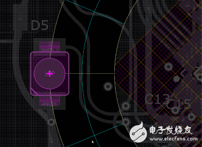 PCB设计的径向网格