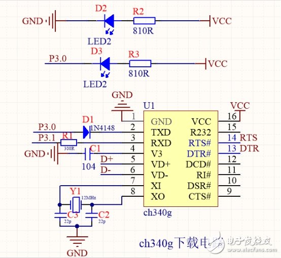 手把手教你纯硬件STC单片机自动下载