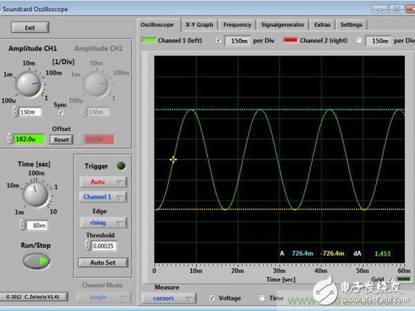 利用软件和简单电路就能把电脑音效卡变成示波器
