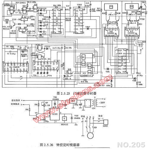 门球比赛计时器电路图