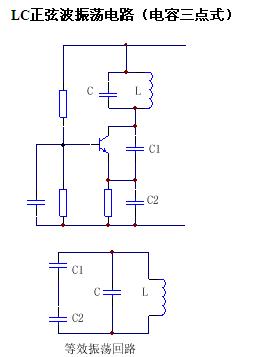 电容三点式振荡器电路图