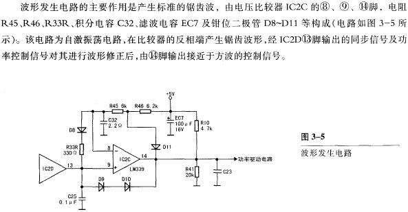 锯齿波波形发生器电路图