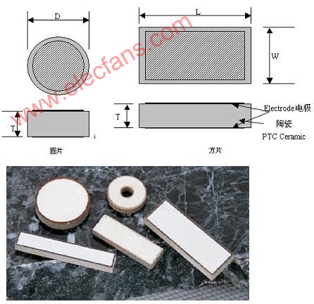 低电压用PTC恒温加热器