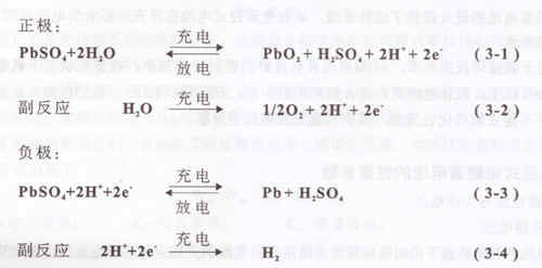 铅酸蓄电池工作的原理