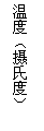 文本框: 温度（摄氏度）