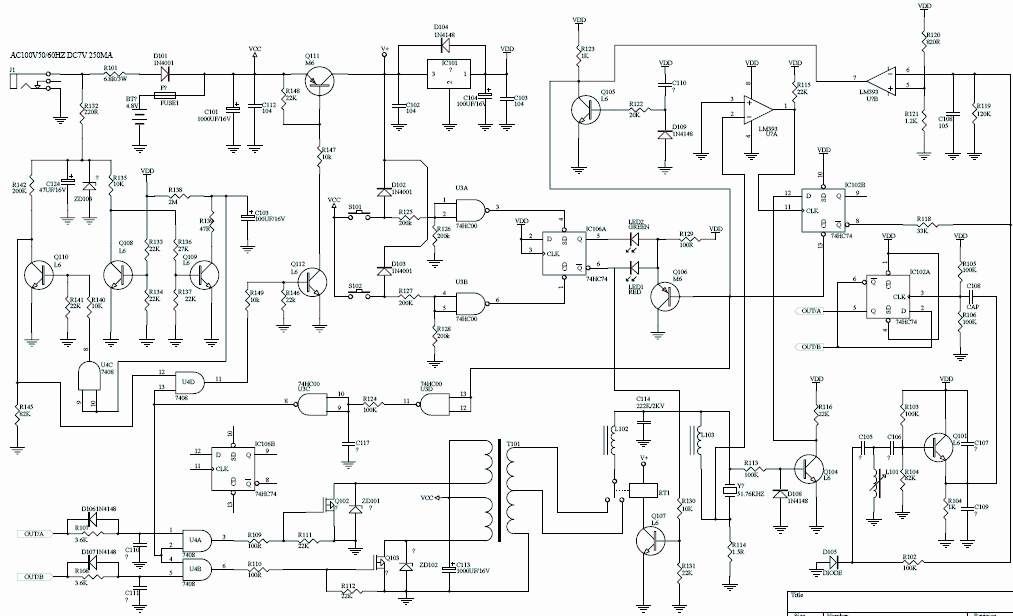 超声波清洗器原理图