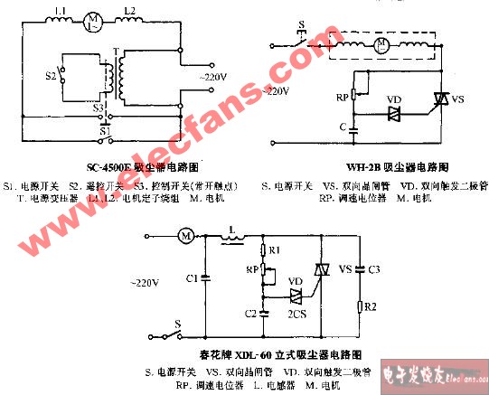 SC-4500E吸尘器电路图