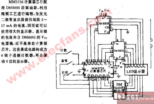 大型发光二极管显示电路