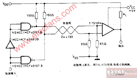 线路驱动器电路图