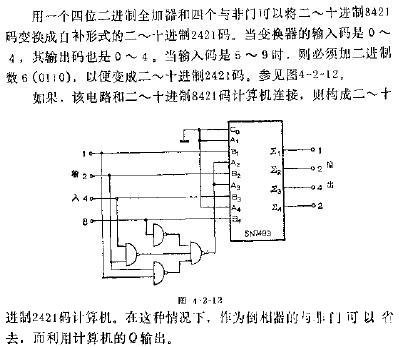 二～十进制8421码一二～十进制2421码变换电路