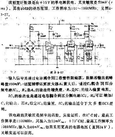 GHz的前置计数器