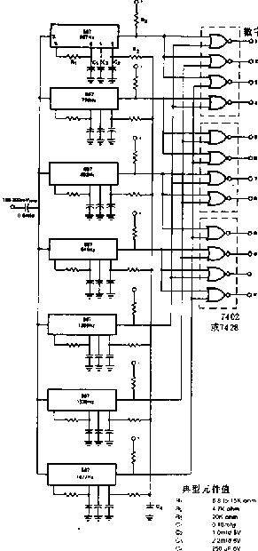音调拨号盘解码器电路图
