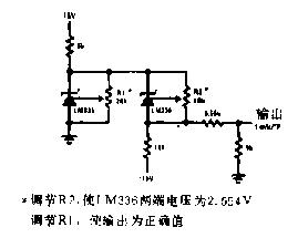 以低位参考点的华氏温度计电路图