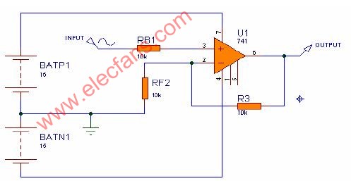 741放大器电路