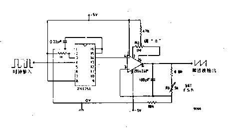 精密的锯齿波发生器电路图
