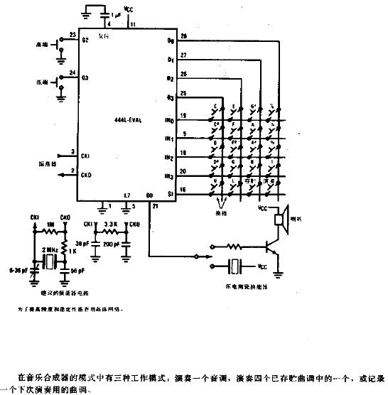 音乐合成器电路图