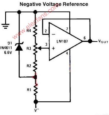 负参考电压电路