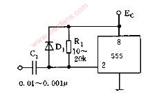 微分触发的555电路图