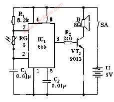 电子百灵鸟叫声电路图