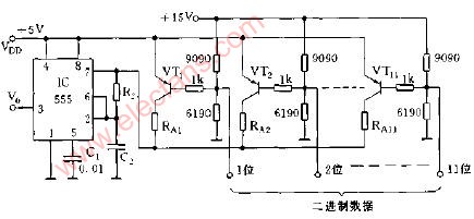 数据控制的可变频振荡器电路图