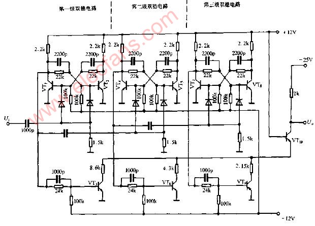 阶梯波形成电路图