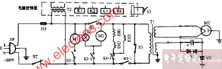 安宝路AA-18电脑式烧烤型微波炉电路图