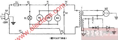 安宝路MA-2318机械式微波炉电路图