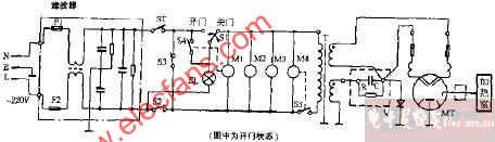 飞跃WL-5002机械式微波炉电路图