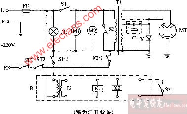 万和WD237 WES237电脑式微波炉电路图