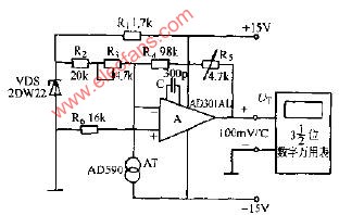AD590温度计电路图