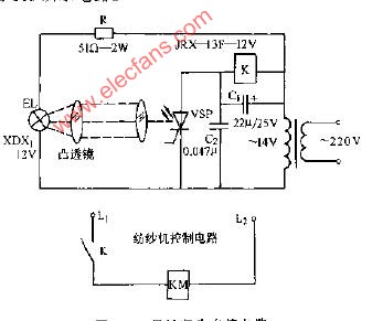 粗纱断头自停电路图