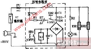 半球HD-75高温电子消毒柜电路图