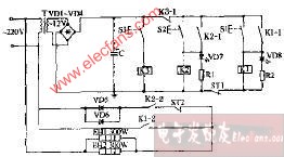 万和XD60-A型电热消毒碗柜电路图