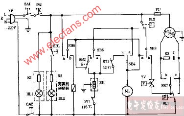 美的WP5B全自动洗碗机电路图1