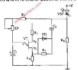 光控晶闸管延时自动复原电路图