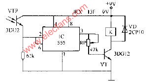 灵敏度可调节的光电继电路图