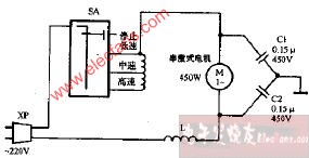 三惠牌FDW-45多功能食品加工机电路图