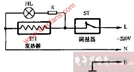 红心牌YK9-70Q喷雾型蒸汽电熨斗电路图