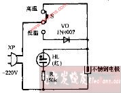 晶宝牌JB-30A调温式离子蒸汽电熨斗电路图