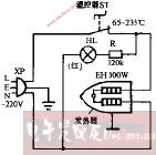 浪盾NTY-1型调温电熨斗电路图