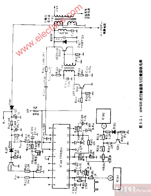 GW500的行震荡级与行激励级电路图