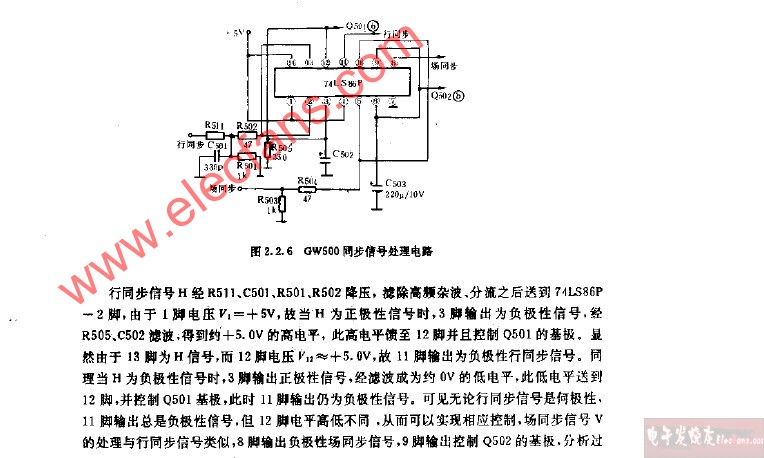 GW500同步信号处理电路图