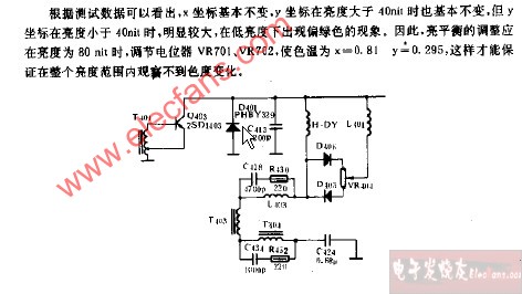 GW500A行输出级电路图